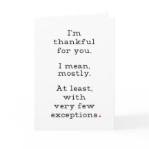 Lustigt Thanksgiving-kort