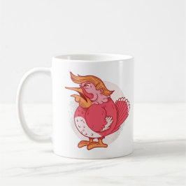 Lustigt thanksgiving rosa av kalkoner kaffemugg