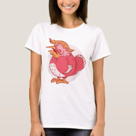 Lustigt thanksgiving rosa av kalkoner t shirt