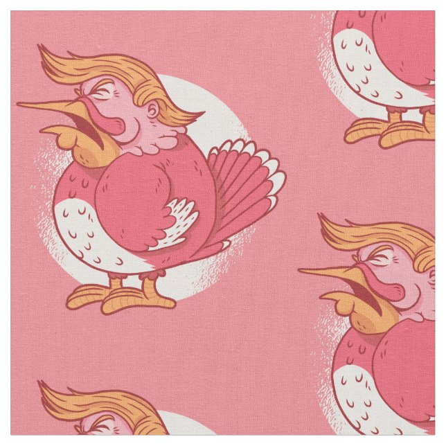 Lustigt thanksgiving rosa av kalkoner tyg (Närbild)