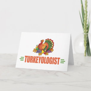 Lustigt Thanksgiving Turkiet Helgkort