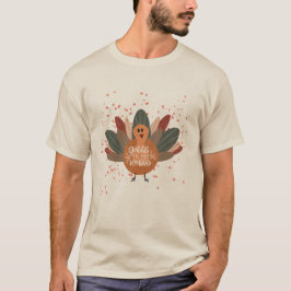Lustigt Thanksgiving Turkiet i fall T Shirt