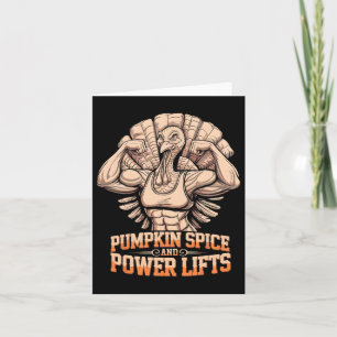 Lustigt Thanksgiving: Turkiska Powerlift Gym Worko Kort