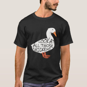 Lustigt titta på alla Chickens T-Shirt