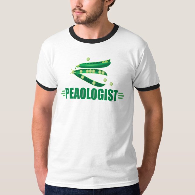 Lustigt trädgårdsärtor t shirt (Framsida)