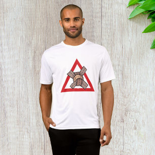 Lustigt trafikskylt Sylt Knot Warning Road Sign T Shirt