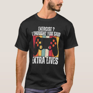 Lustigt träning jag trodde att du sa att Extra lev T Shirt
