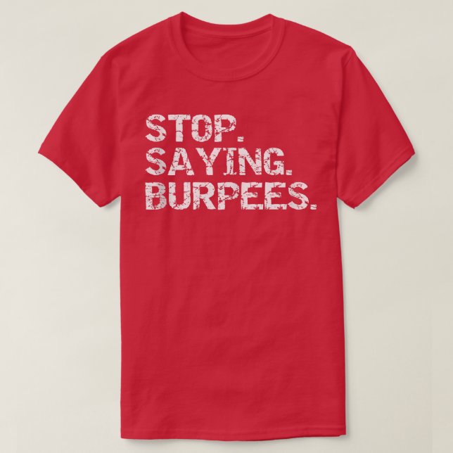 Lustigt träningsredskap stopp 59 t shirt (Design framsida)