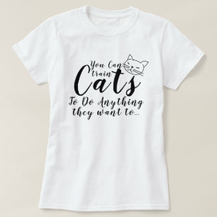 Lustigt Trendig Kat Quote Ord Cat Pun T-shirt Desi
