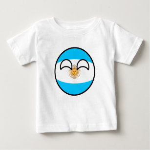 Lustigt Trending Geeky Argentina Countryball Tee