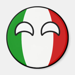 Lustigt Trending Geeky Italien Countryball Magnet