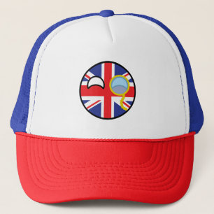 Lustigt Trending Geeky Storbritannien Truckerkeps