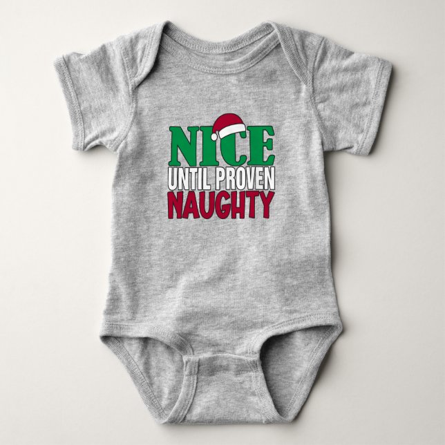Lustigt trevligt tills Beven Naughy Joke T Shirt (Framsida)