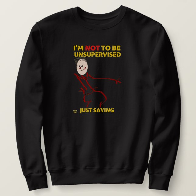 Lustigt tröjor "OTILLSYND" Lång Ärmad Tröja (Design framsida)