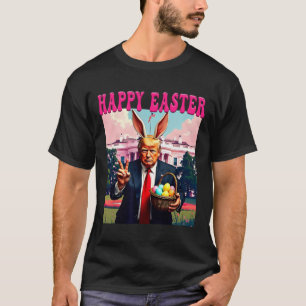Lustigt trumfkort för Bysket White House Hap T Shirt