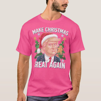 Lustigt Trump 2024 Gör julen Underbar igen Gift T Shirt
