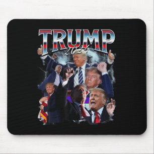 Lustigt Trump 2024 Kampanj 90s Rap Trendig Bootleg Musmatta