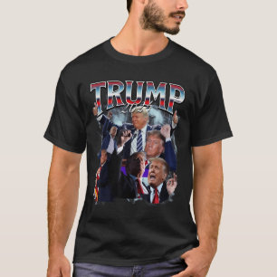 Lustigt Trump 2024 Kampanj 90s Rap Trendig Bootleg T Shirt