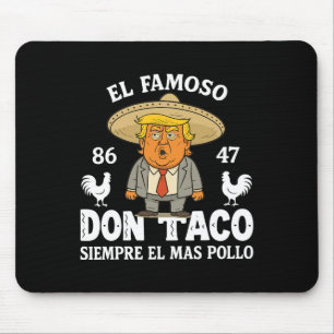 Lustigt Trump Alltid Chickens Out Meme Låt oss Gå Musmatta