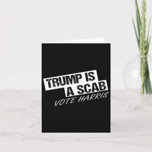Lustigt Trump är en Scab Kort