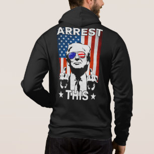 Lustigt Trump Arrest The American Flagga Trump 202 T Shirt