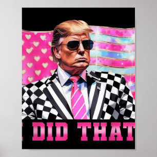 Lustigt trump att jag gjorde den presidenten 2025 poster