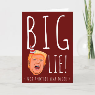 Lustigt Trump Birthday: Big Birthday Ljuger Kort