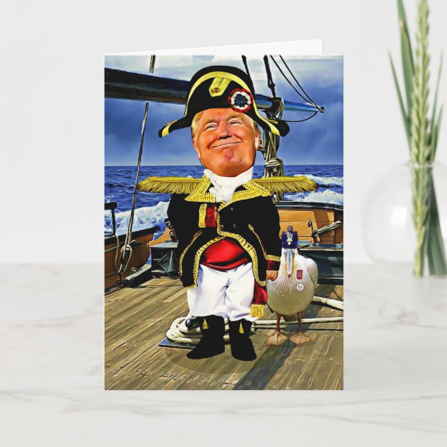 Lustigt Trump Birthday Card - Napolean Kort (Framsida)