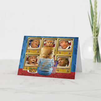 Lustigt Trump Birthday Card - TV Kort