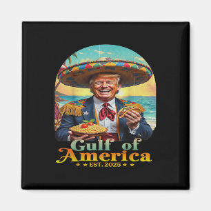 Lustigt Trump Bukt i USA Retro Est 2025 Bukt Magnet
