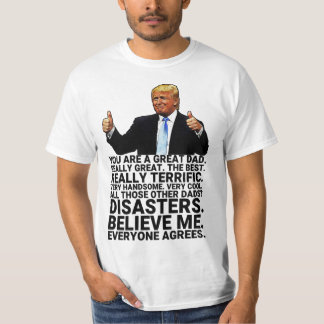 Lustigt Trump Far födelsedag  T Shirt