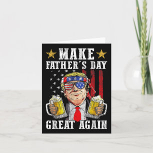 Lustigt Trump Fars dag Gör Fars dag Underbar Aga Kort