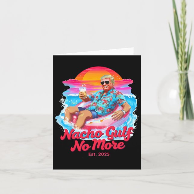 Lustigt Trump Flyter grafik - Nacho Bukt, inga fle Kort (Framsida)