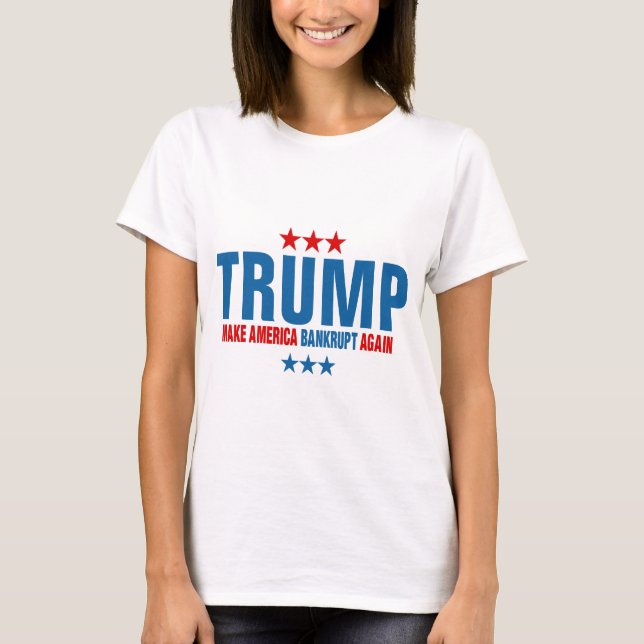 Lustigt Trump-gör Amerika-konkursen igen Tröja (Framsida)