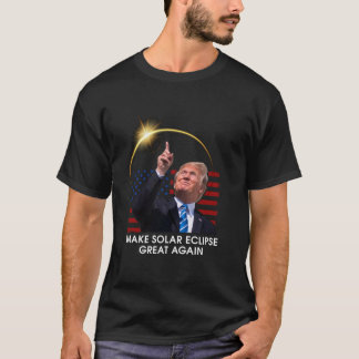 Lustigt Trump Gör den totala solenergiförbrukninge T Shirt