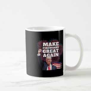 Lustigt Trump Gör Fireworks Underbart igen, nytt å Kaffemugg