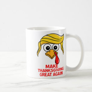 Lustigt Trump Gör Thanksgivingen Underbar igen Tur Kaffemugg