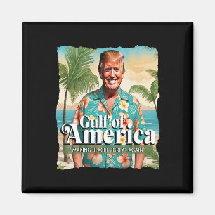 Lustigt Trump Graphic Bukt of US America Trump Mer Magnet