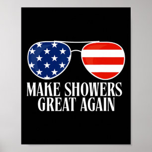 Lustigt Trump Humor Gör skuggaren grönare igen Poster