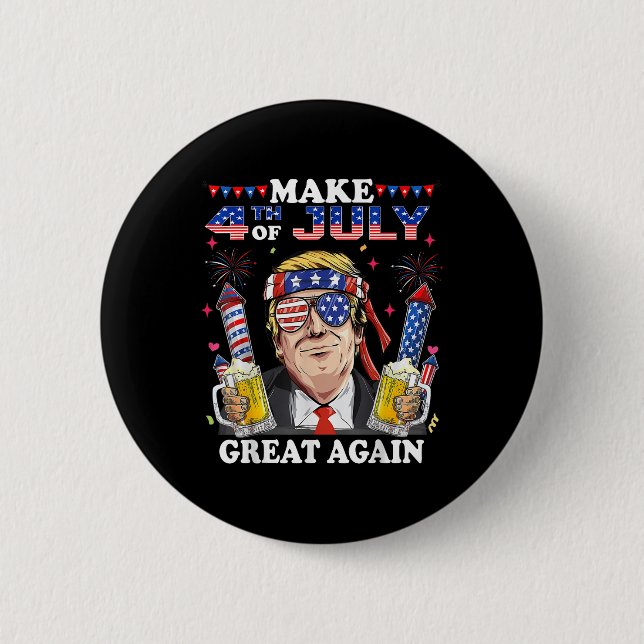 Lustigt Trump Independence day gör 4 juli Grea Knapp (Framsida)