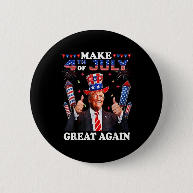 Lustigt Trump Independence day gör 4 juli Grea Knapp (Framsida)