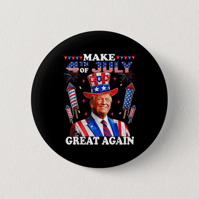 Lustigt Trump Independence day gör 4 juli Grea Knapp (Framsida)