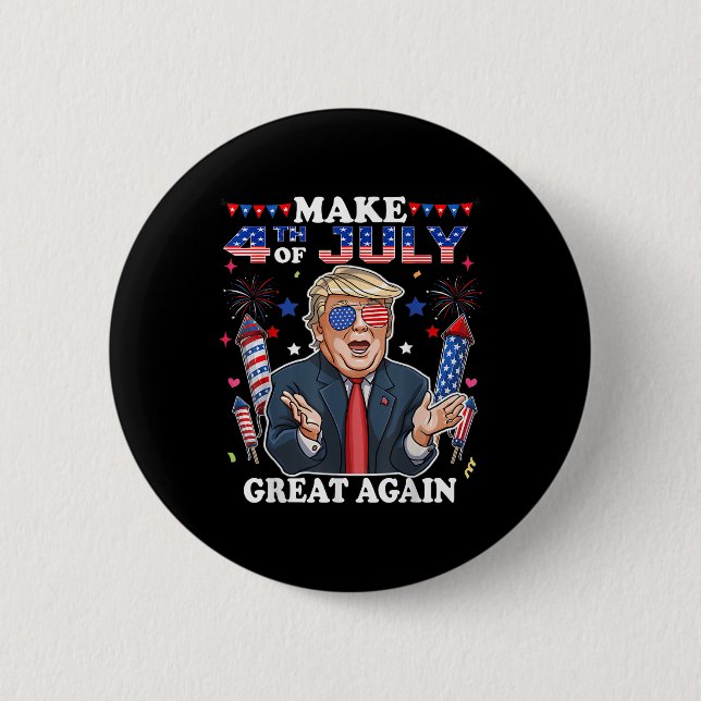 Lustigt Trump Independence day gör 4 juli Grea Knapp (Framsida)