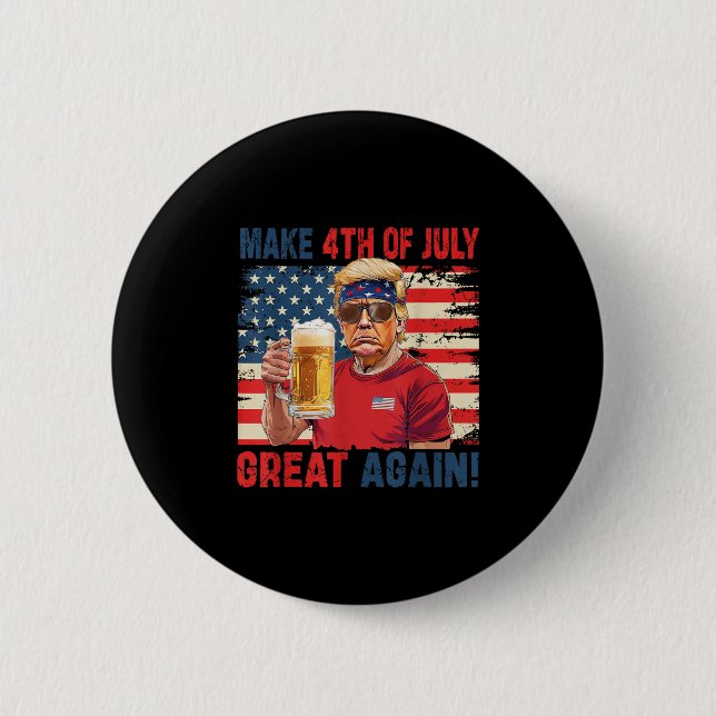 Lustigt Trump Independence day gör 4 juli Grea Knapp (Framsida)