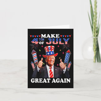 Lustigt Trump Independence day gör 4 juli Grea Kort