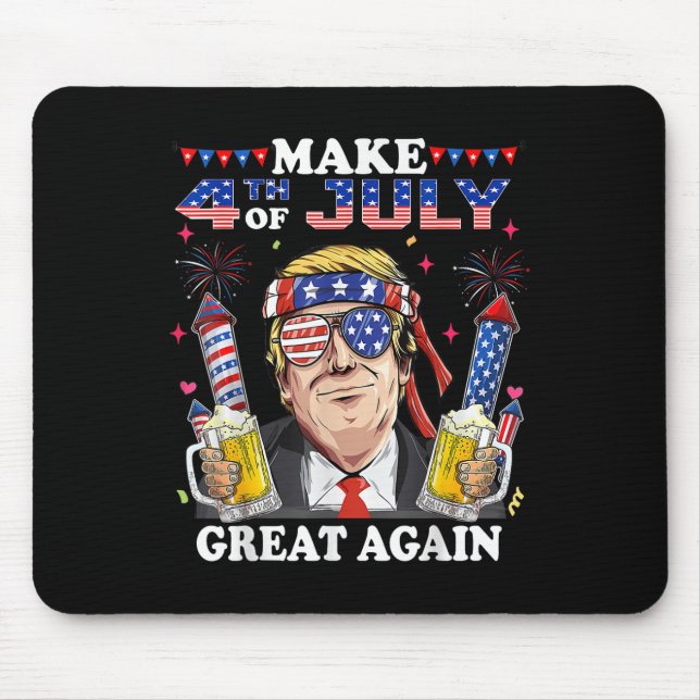 Lustigt Trump Independence day gör 4 juli Grea Musmatta (Framsidan)