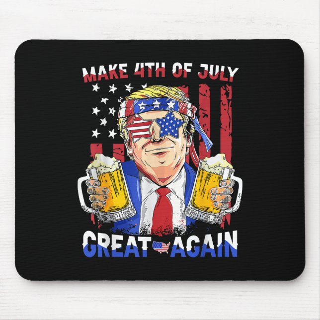 Lustigt Trump Independence day gör 4 juli Grea Musmatta (Framsidan)