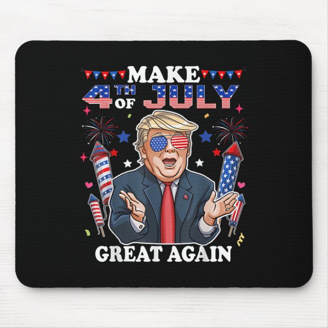 Lustigt Trump Independence day gör 4 juli Grea Musmatta (Framsidan)