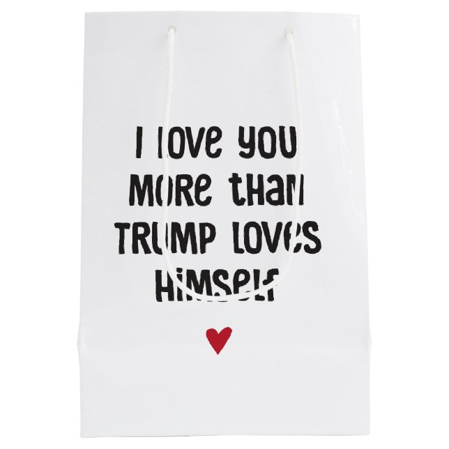 Lustigt Trump Kärlek Politiskt humor Gift Bag (Baksidan)