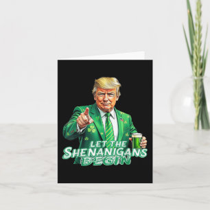 Lustigt Trump Låt shenanigans börja med de sanna p Kort
